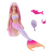 HRP97 Игрушка Кукла Barbie русалка Malibu, меняющая цвет