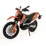 12816P Игрушка модель мотоцикла  1:18 KTM 690 Enduro R, оранжевый