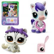 00709_LPS Игровой набор "Пара друзей" Модные полосочки (2 фигурки: Кошка и Зебра) 00709_LPS Игровой набор "Пара друзей" Модные полосочки (2 фигурки: Кошка и Зебра)