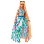 HHN11/HHN14 Кукла Barbie Экстра Fancy в цветочном платье