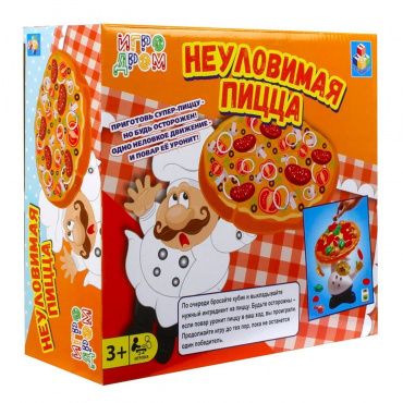 Т13552 1toy Игродром Игра настольная "Неуловимая пицца"