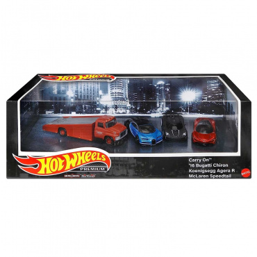 HCR54 Набор автомобилей Hot Wheels премиум (4 шт., металл)