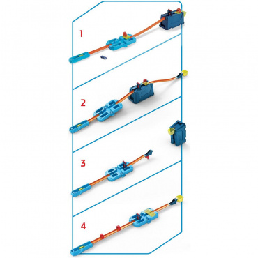 GVG09 Игровой набор Hot Wheels Конструктор трасс Игровой ящик Разрушительные трюки