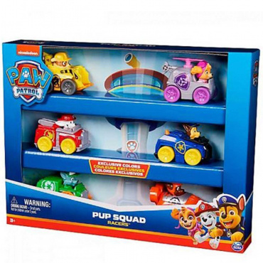 43695 Игровой набор, 6 машинок 6 см. Paw Patrol