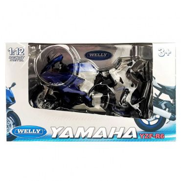 62201G Игрушка Мотоцикл 1:12 Yamaha YZF-R6, синий