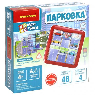 ВВ5646 Логическая игра Bondibon "Парковка"