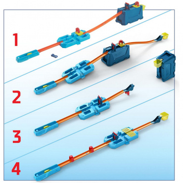GVG09 Игровой набор Hot Wheels Конструктор трасс Игровой ящик Разрушительные трюки