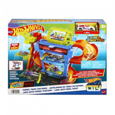 HTN80 Игровой набор Hot Wheels "Автомойка. Безумные виражи"