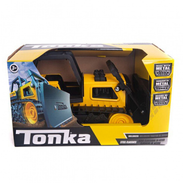 06027 Игрушка. Машинка Tonka - СТАЛЬНОЙ БУЛЬДОЗЕР