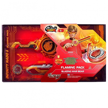 42980 Игрушка. Волчок Эпик Лончер Flaming Pack Blaz.Bear.TM Infinity Nado