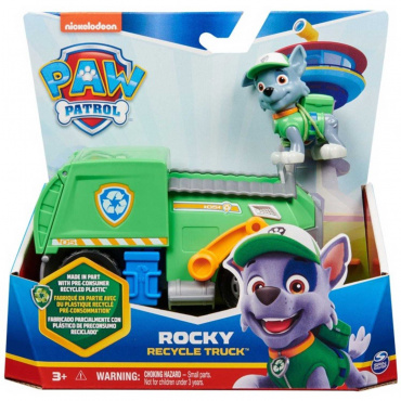 43677 Игровой набор Машинка с фигуркой Рокки, 15см. Paw Patrol