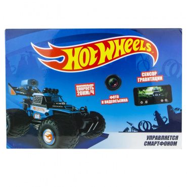 Т11571 Игрушка Hot Wheels багги на р/у, 2,4GHz, 2WD, FPV, wifi кам.480p, масшт. 1:28, со светом