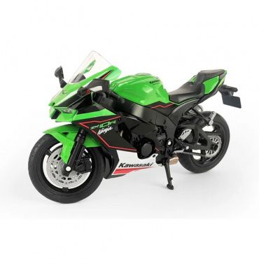 62204G Игрушка Мотоцикл 1:12 Kawasaki Ninja ZX-10R, зеленый