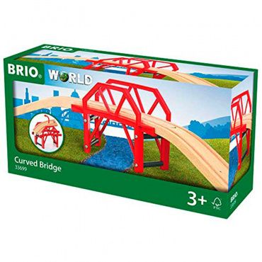 33699 BRIO Игрушка. Изогнутый мост, 4 дет.