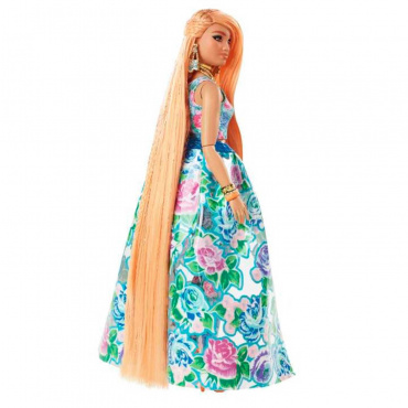 HHN11/HHN14 Кукла Barbie Экстра Fancy в цветочном платье