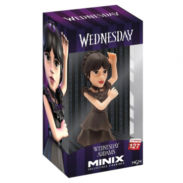 13487 Коллекционная фигурка "Wednesday" - Уэнсдей Аддамс в платье, 12 см, Minix