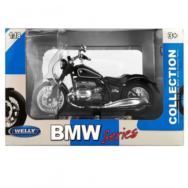 12859P Игрушка модель мотоцикла 1:18 BMW R 18, черный