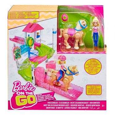 FHV66 Игровой набор Barbie "В движении" Скачки на пони