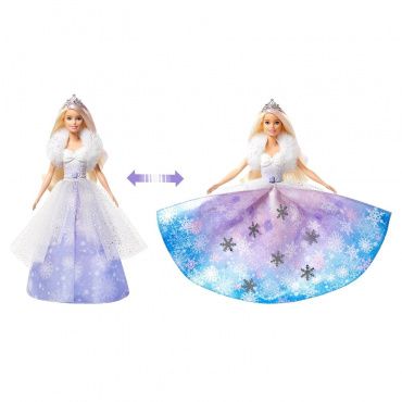 GKH26 Кукла Barbie "Снежная принцесса" серия Дримтопия