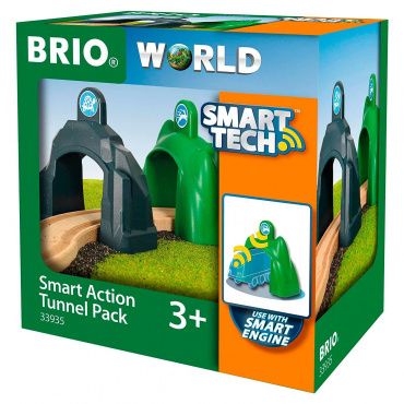 33935 BRIO Smart Tech Набор туннелей, размер туннеля 10х5,5 см., 2 элемента, кор. 14,5х9,5х15 см.