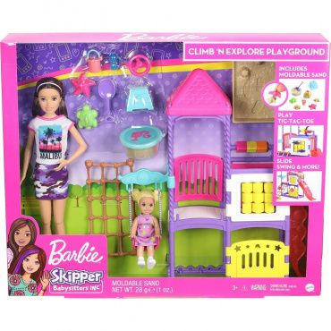 GHV89 Игровой набор Barbie Скиппер на игровой площадке