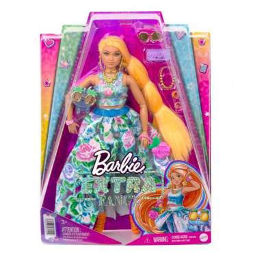 HHN11/HHN14 Кукла Barbie Экстра Fancy в цветочном платье