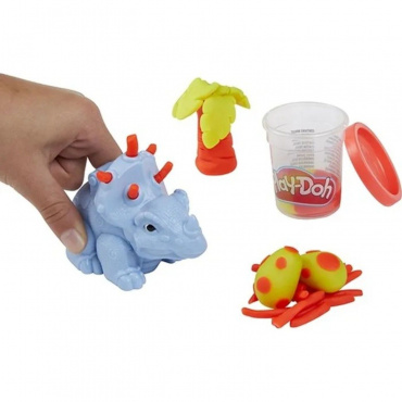 F5288/F3602 Игровой набор Play-Doh "Детская площадка" (синий динозаврик)