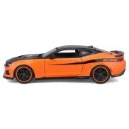 32271 Кастомизированная машинка die-cast Harley-Davidson 2017 Camaro ZL1, 1:24, чёрно-оранжевая