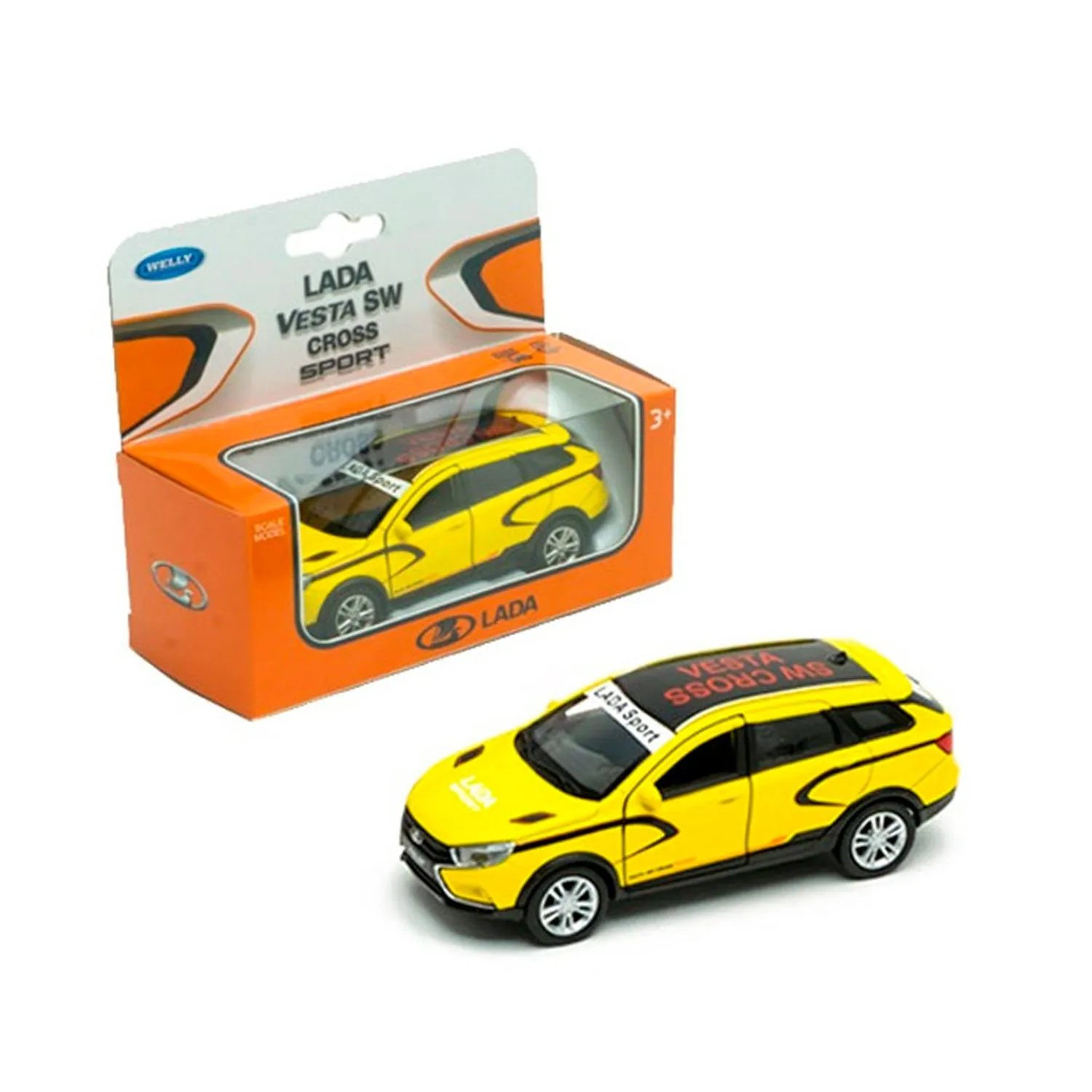 43763RY Игрушка модель машины 1:34-39 Lada Vesta SW Cross sport