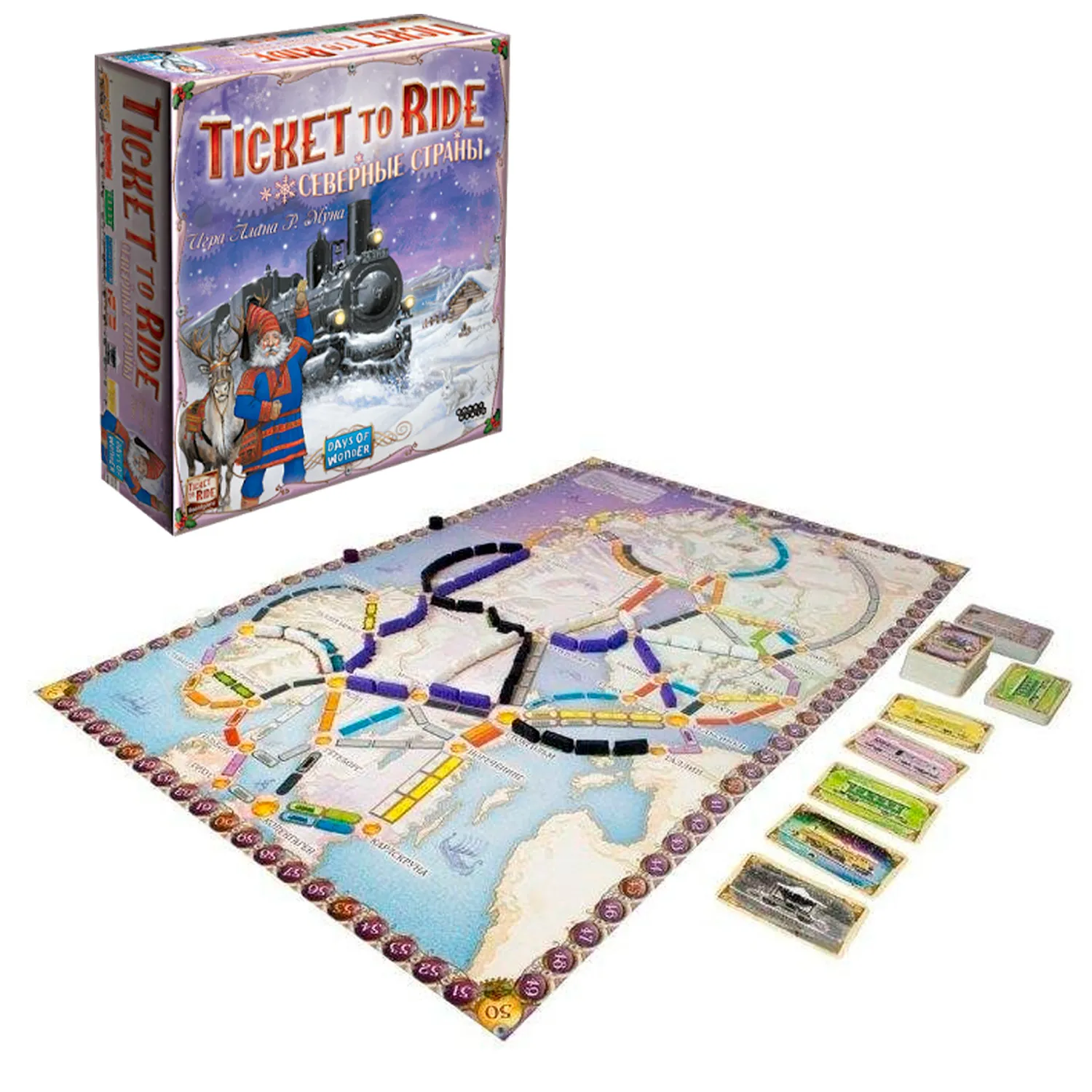 Купить 1702 Настольная игра Ticket to Ride: Северные страны, в Минске, цена