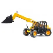 02141 Игрушка из пластмассы Погрузчик колёсный CAT Telehandler с телескопическим ковшом