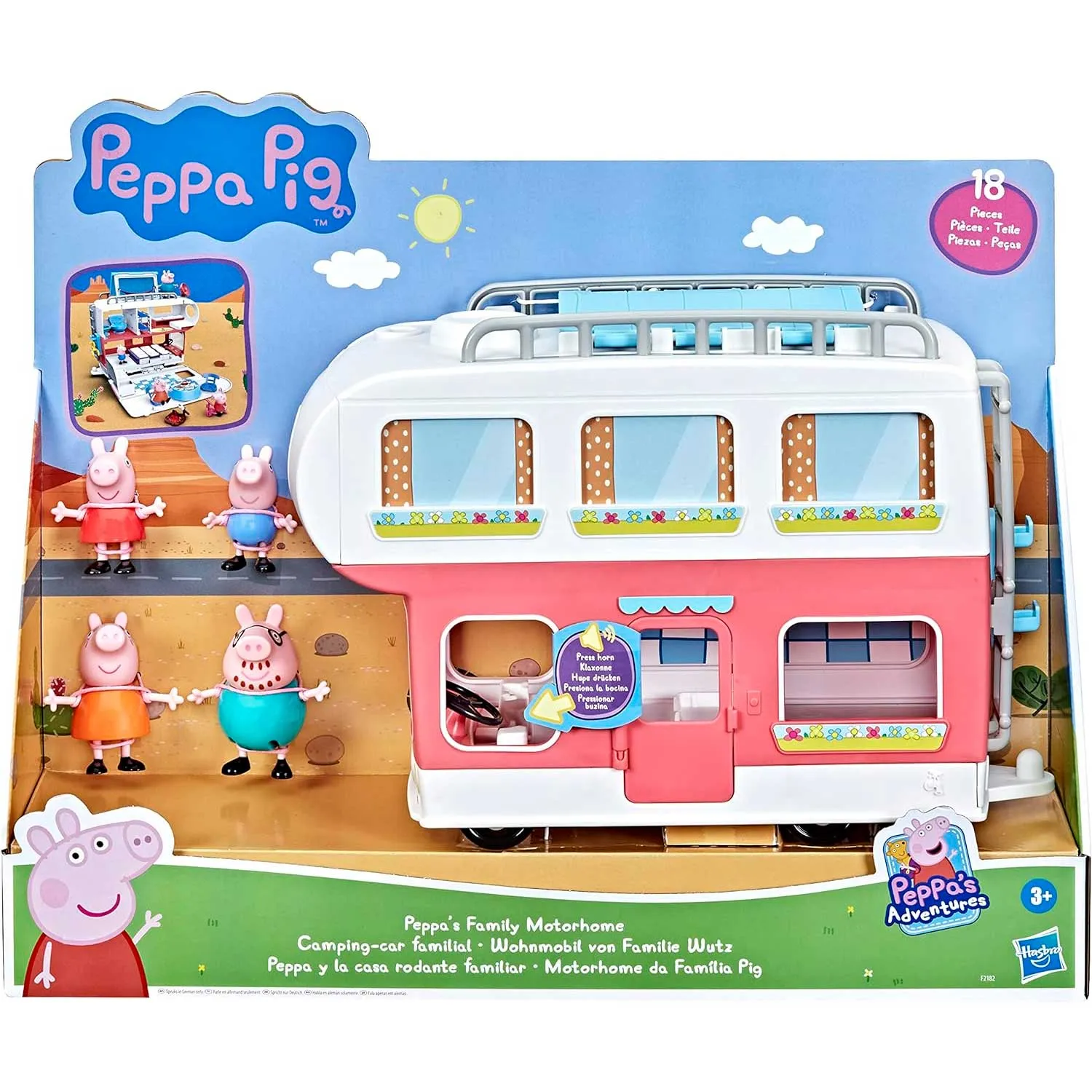 F2182 Игровой набор Peppa Pig Дом на колесах