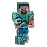 TM16493 Игрушка Фигурка Minecraft Steve in Chain Armor 8см Jazwares