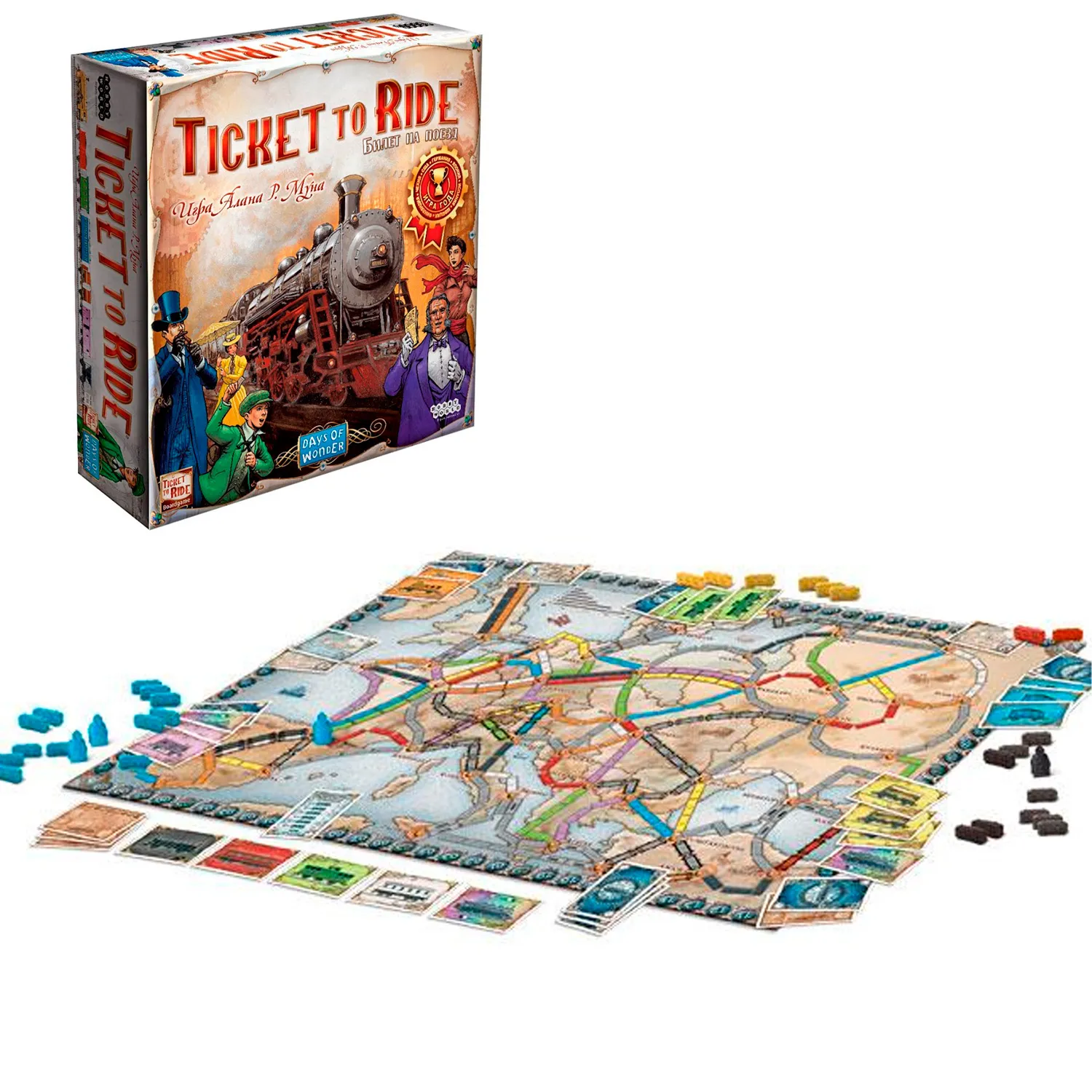 Купить 1032 Настольная игра Ticket to Ride: Европа, в Минске, цена